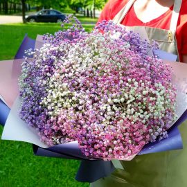 Вау-букет из гипсофилы