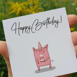 Открытка "Happy Birthday"