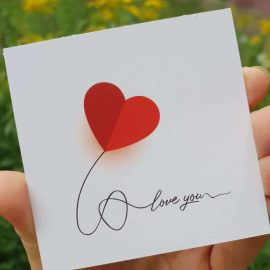 Открытка "Love you"