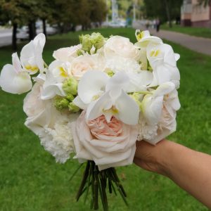 Букет невесты "Роскошь орхидей"
