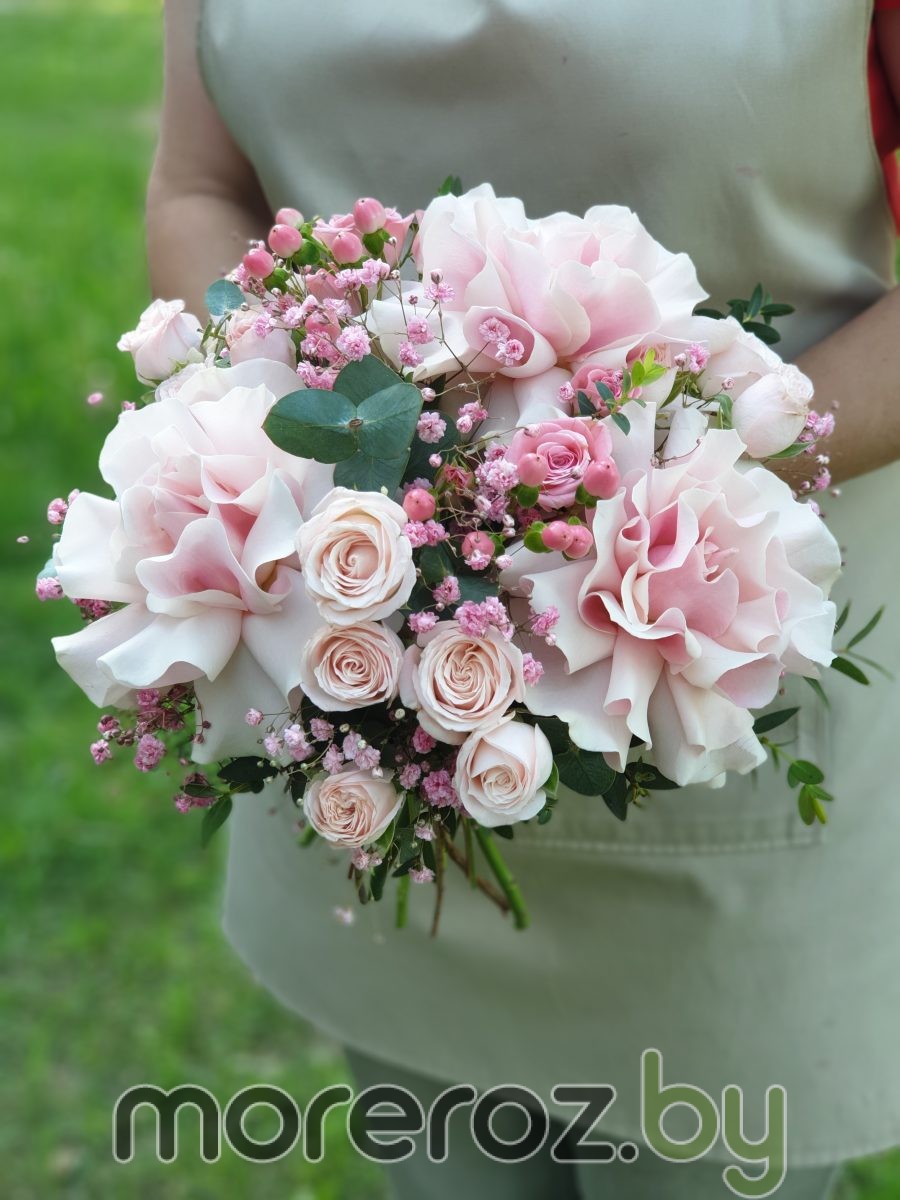 Букет невесты из французских роз