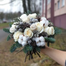 Букет невесты "Снежная королева"