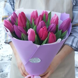Букет тюльпанов "Цветущее пробуждение"