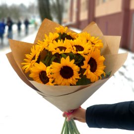 Букет подсолнухов