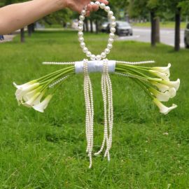 Букет невесты "Жемчужная роса"