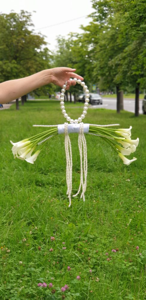 Букет невесты "Жемчужная роса"