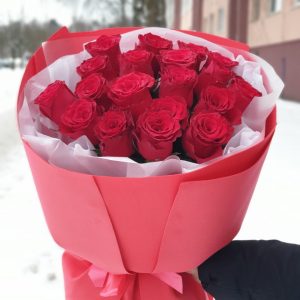 Букет красных роз