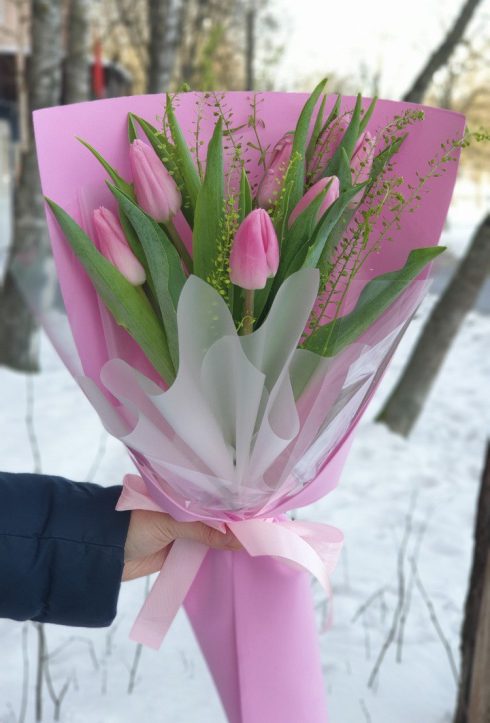 Букет "Тепло апреля"