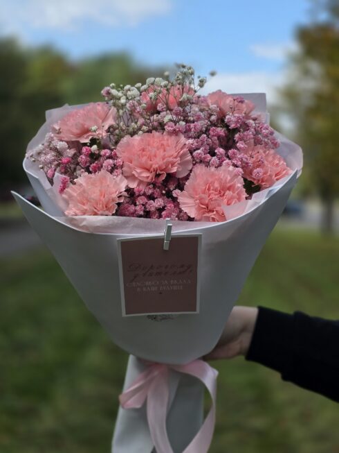 Букет-комплимент "Розовое кружево"