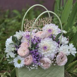 Коробка "Цветочные узоры"