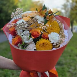 Букет "Багряный закат"